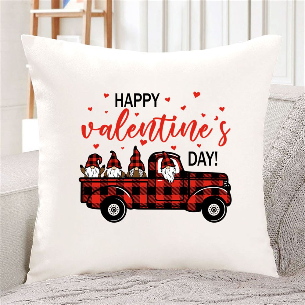 Happy Valentines Day Gnomes Truck