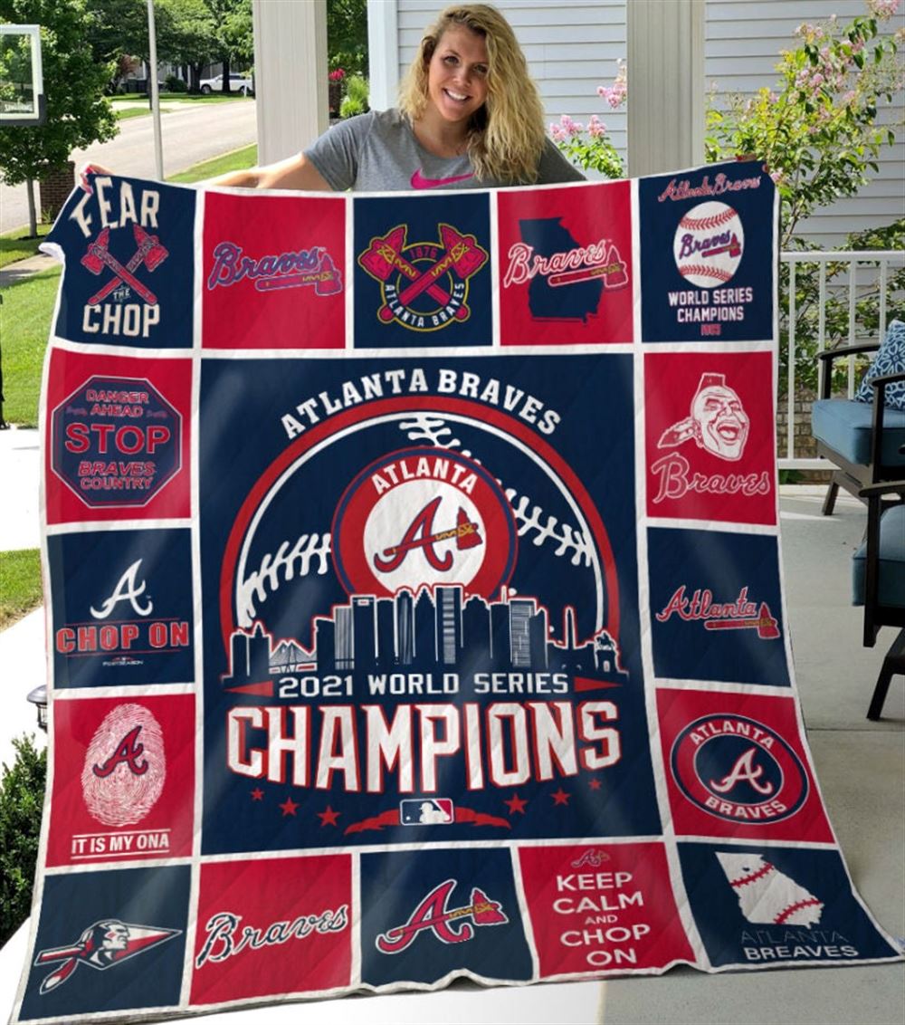 Atlanta Braves Blanket 2021 Mlb World Series Champions 2021