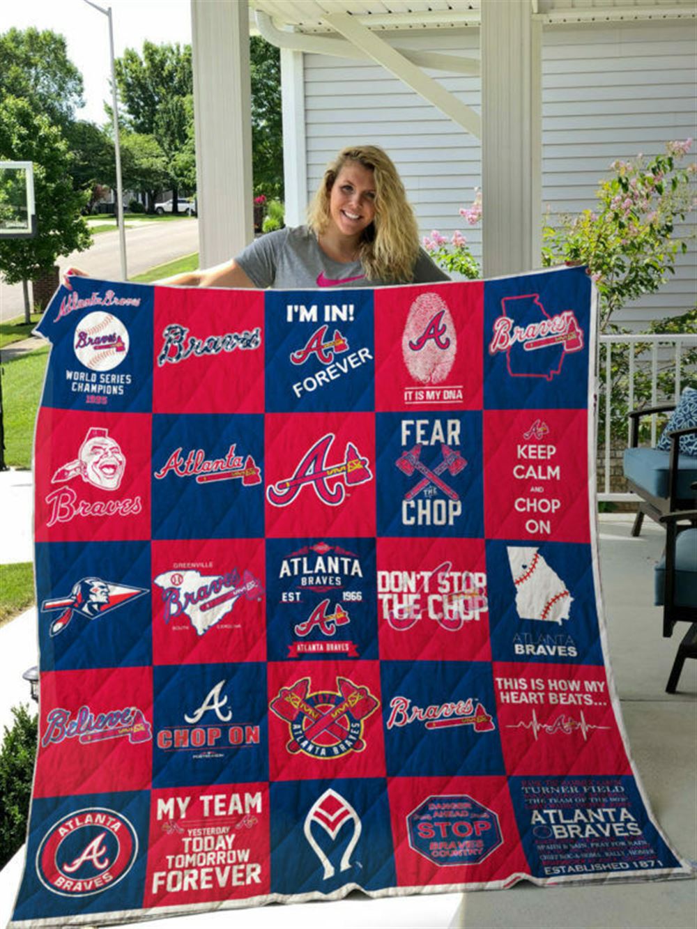 Atlanta Braves World Series Champions 2021 Blanket Quilt