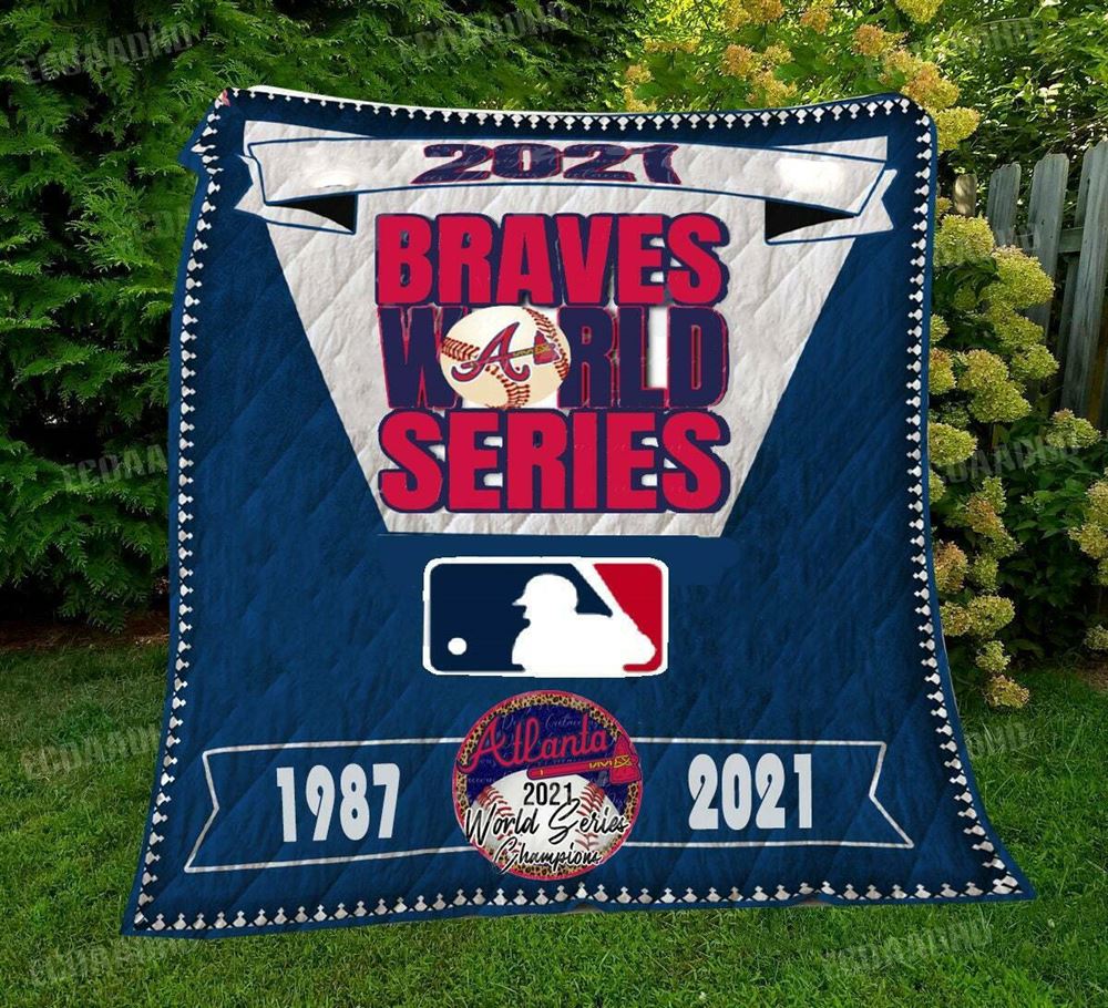 2021 Atlanta Braves World Series Blanket