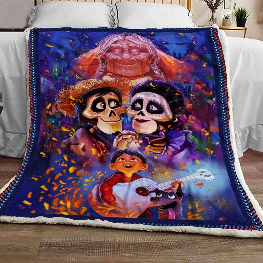 Coco Movie Disney Blanket Christmas Gift