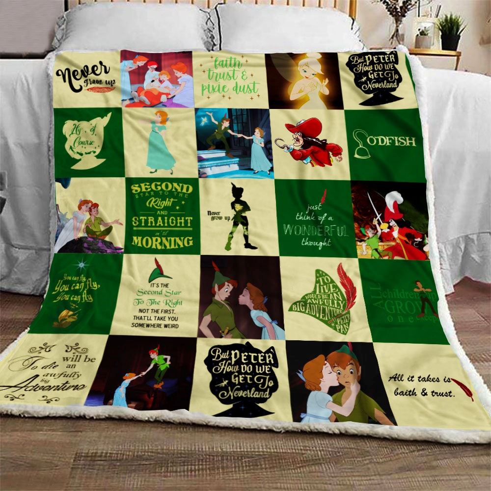 Tinker Bell Disney Blanket Christmas Gift For Kids