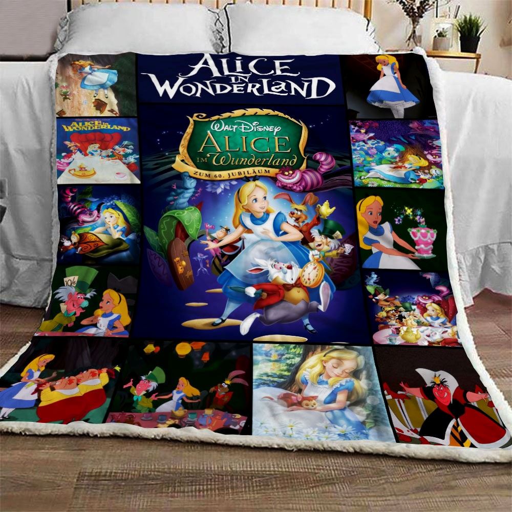 Alice In Wonderland Disney Blanket Christmas Gift