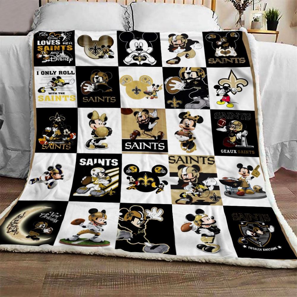 Mickey And Football Disney Blanket