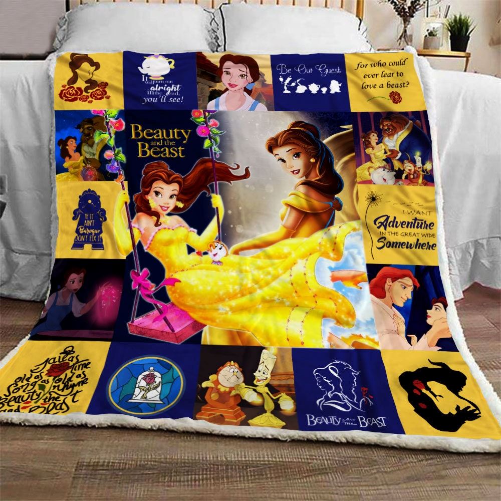 Beauty And The Beast Disney Blanket Gift