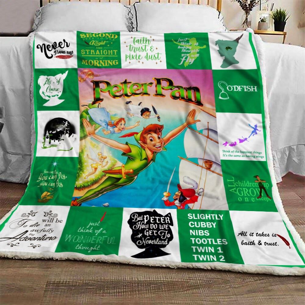 Peter Pan Disney Blanket Christmas Gift 2021