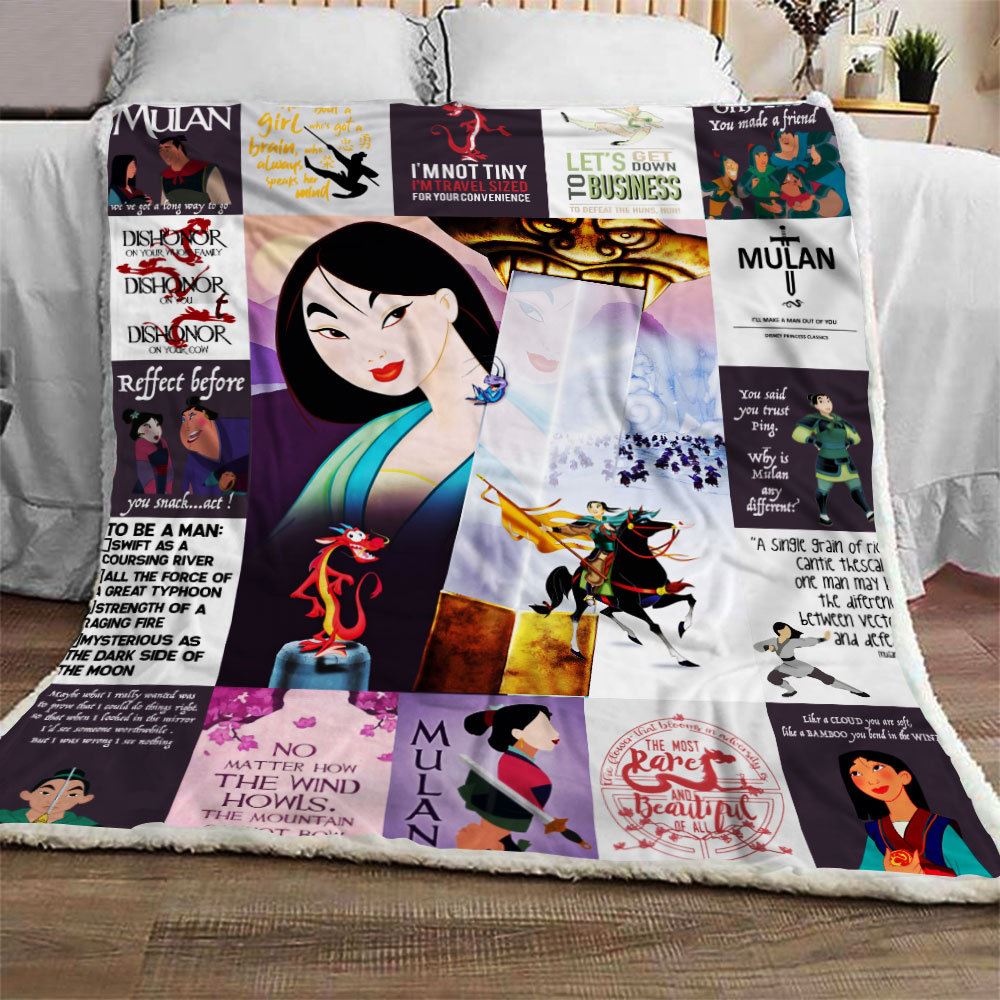 Disney Mulan Blanket Christmas Gift