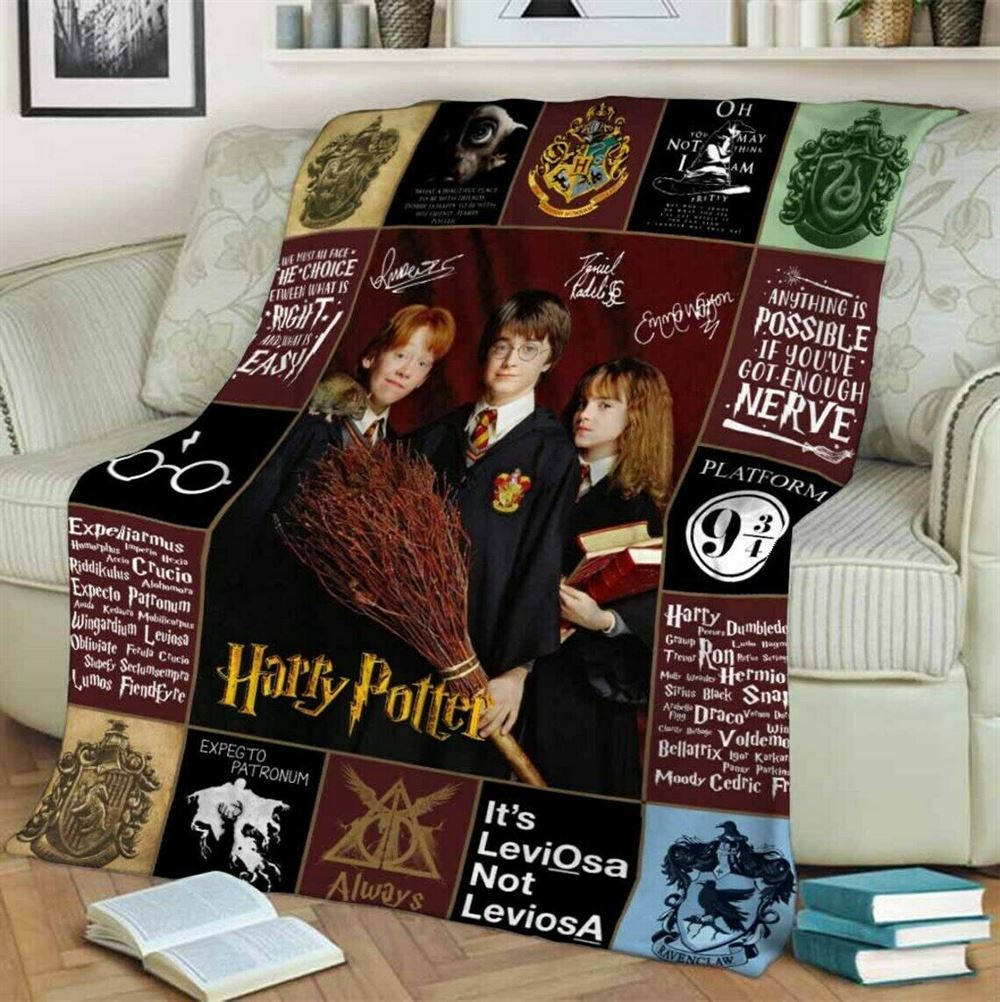 Harry Potter Gryffindor Blanket Gift Idea And For Fan