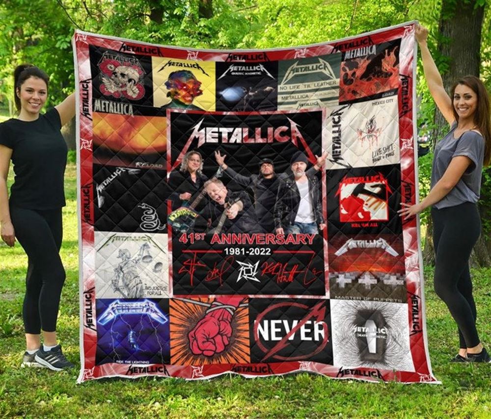 Metallica 40th Anniversary Blanket Quilt