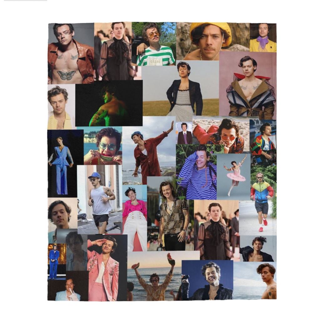 2022 Harry Styles Fleece Blanket For Women Fans