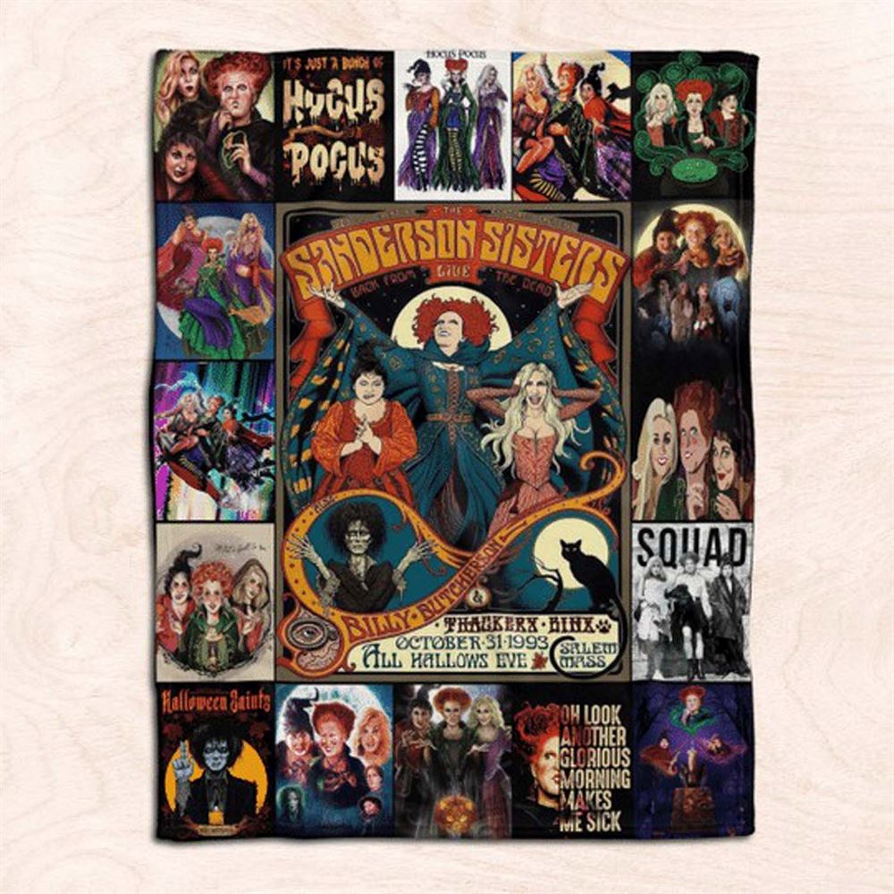 Blanket For Fan Halloween Witch Hocus Pocus