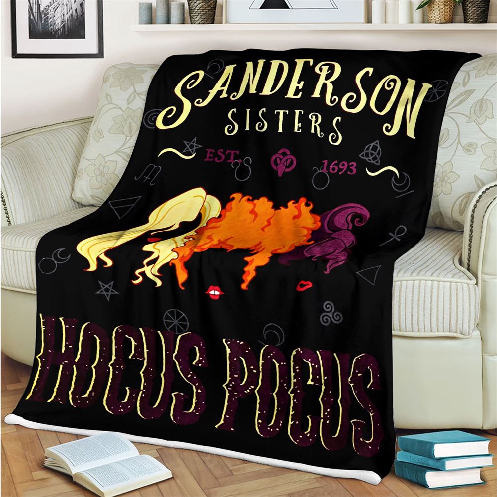 Sanderson Sisters Est 1693 Halloween Blanket