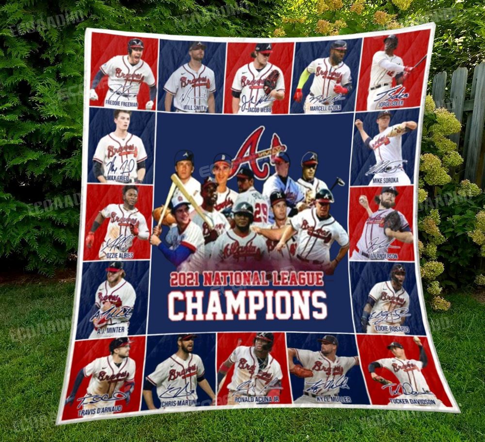 Atlanta Braves World Series 2021 Blanket