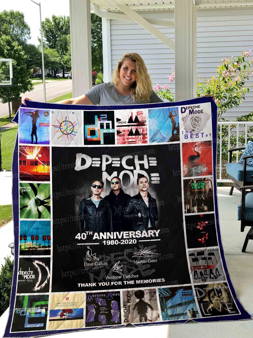 Depeche Mode Quilt Blanket 02