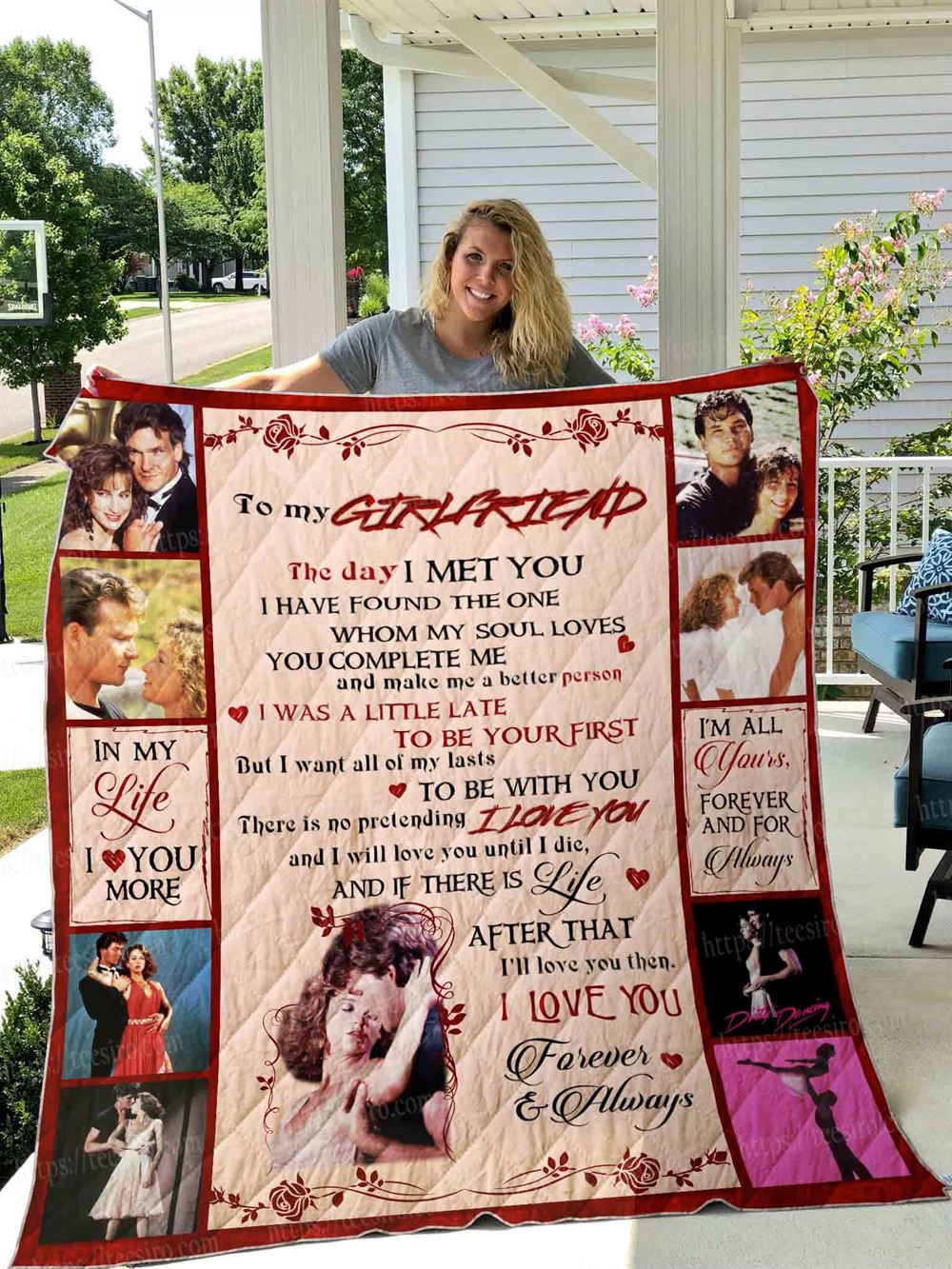 Dirty Dancing Girlfriend Quilt Blanket 01