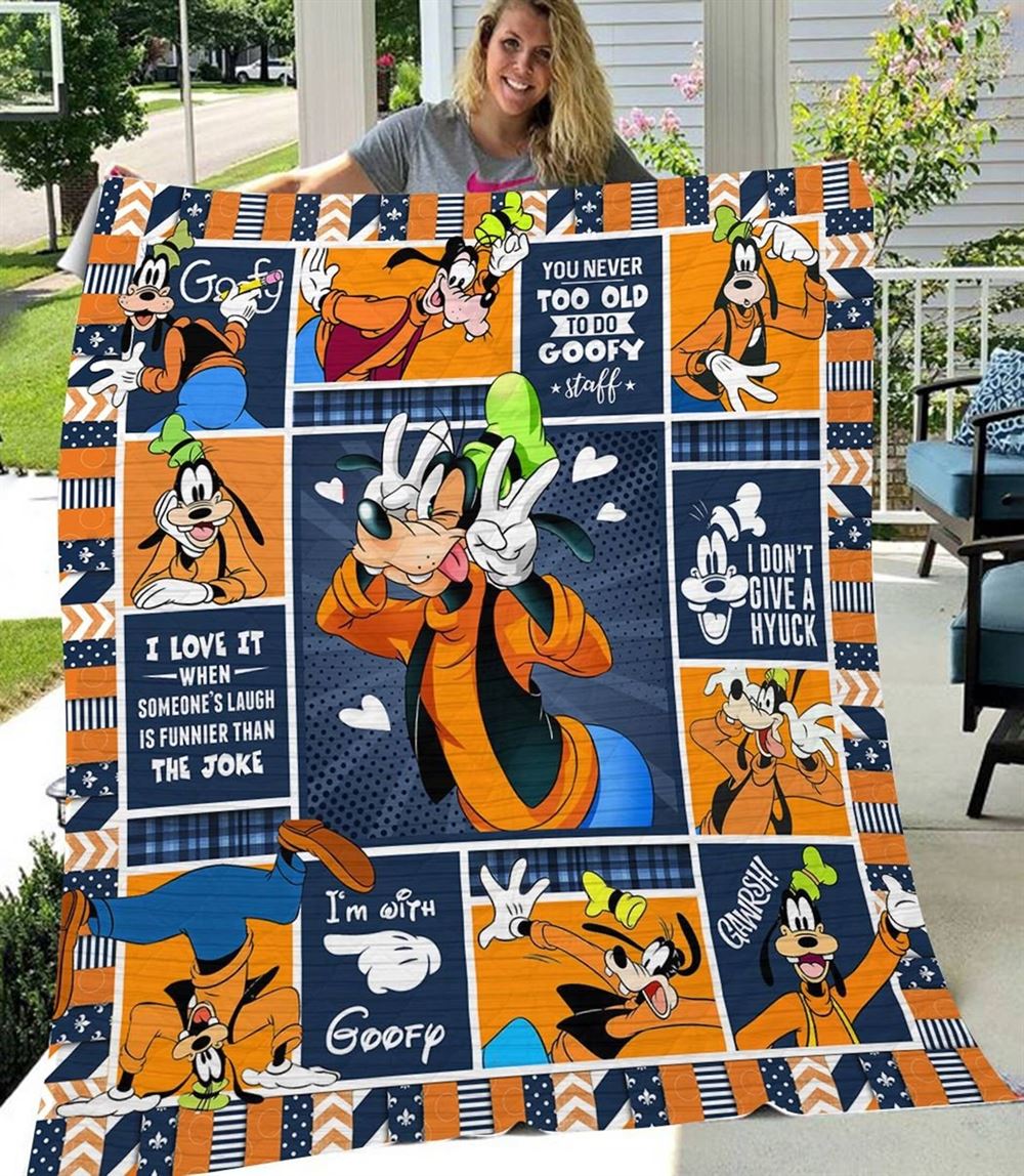 Disney A Goofy Movie Fleece Blanket Goofy Throw Blanket For Bed Couch Sofa Christmas Gifts Birthday Gifts For Kids