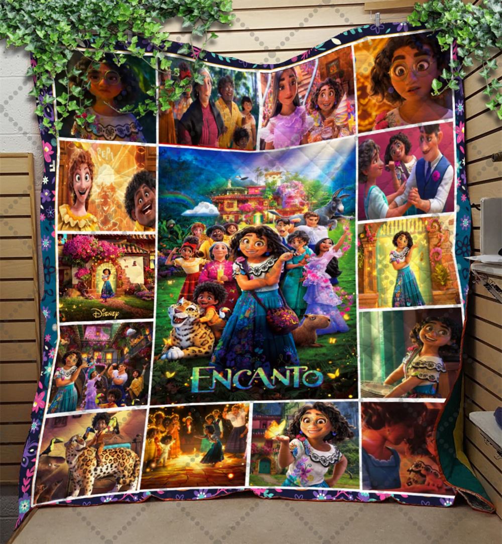 Disney Encanto Movie Quilt Blanket Gift For Kid