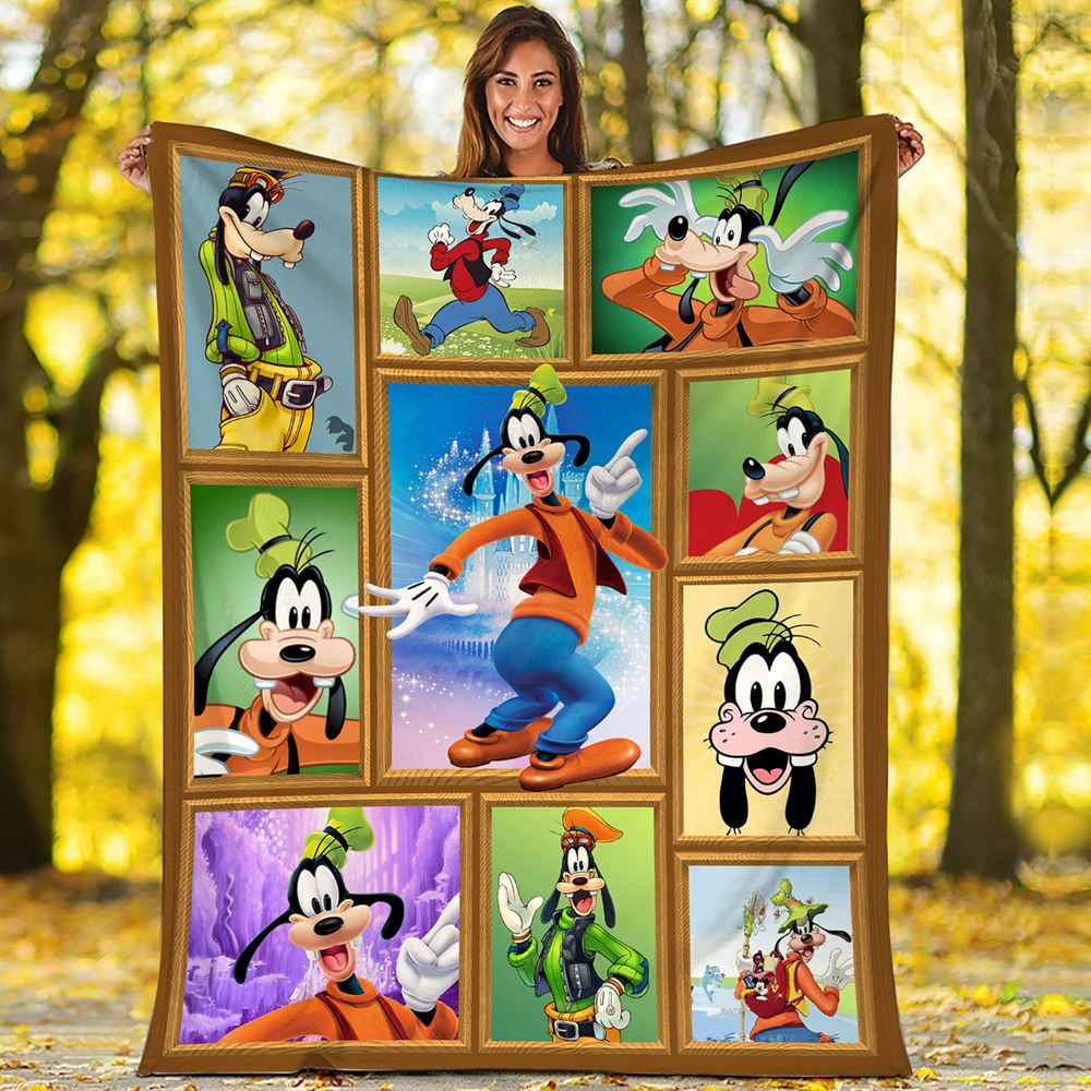 Disney Goofy Fleece Blanket Goofy Throw Blanket For Bed Couch Sofa Christmas Gifts O7hl0