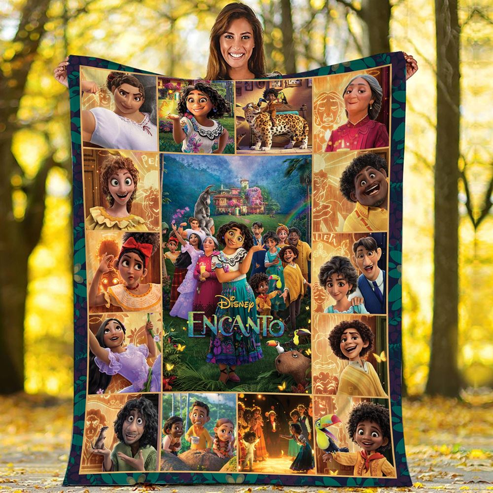 Disney Movie Encanto Fleece Blanket For Kids