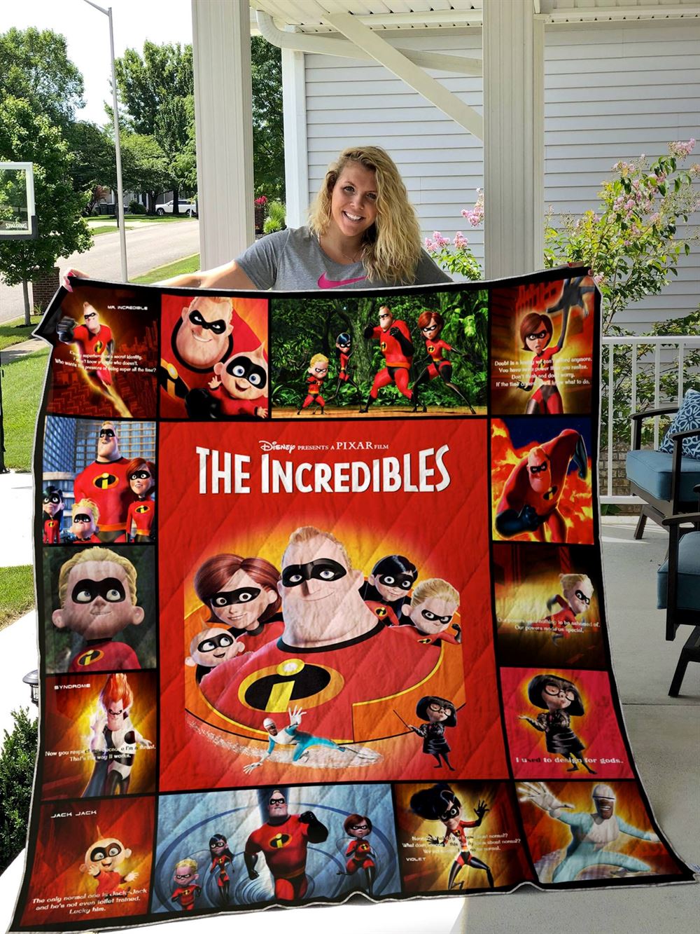 Disney The Incredibles Fleece Blanket Mr Incredible Elastigirl Throw Blanket For Bed Couch Sofa Christmas Gifts