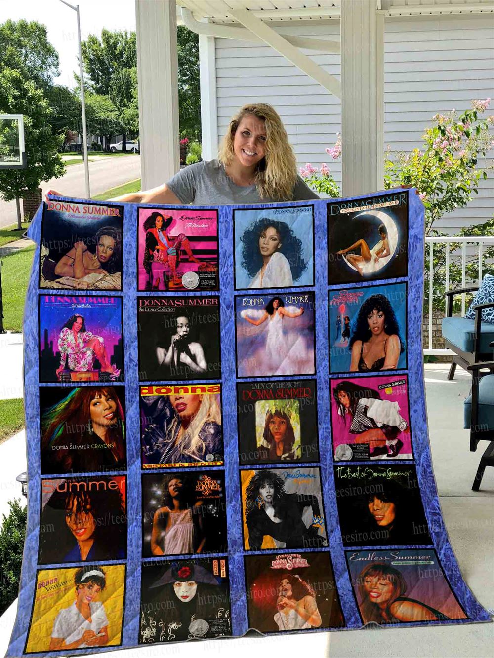 Donna Summer Quilt Blanket 01