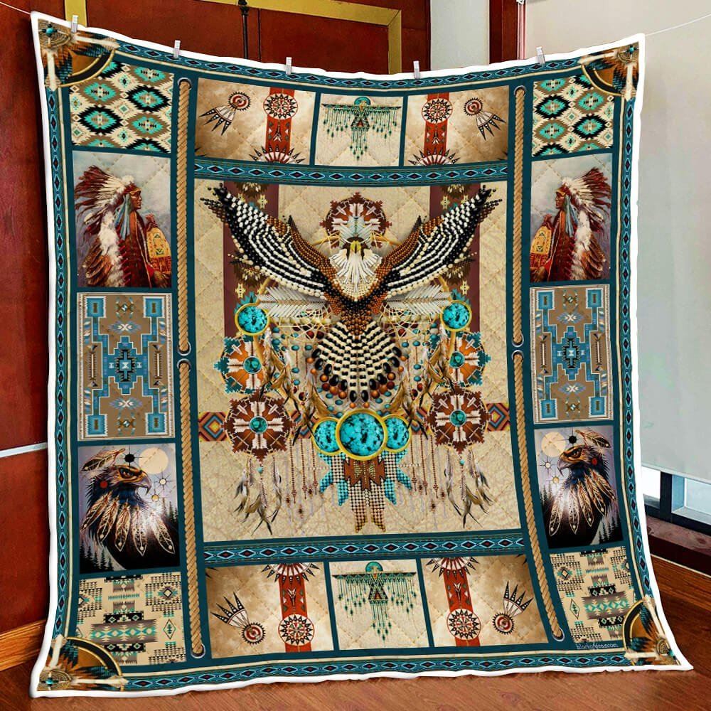 Eagle Native American Quilt Blanket