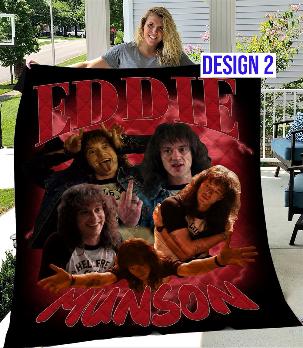 Eddie Munson Stranger Things 4 Blanket