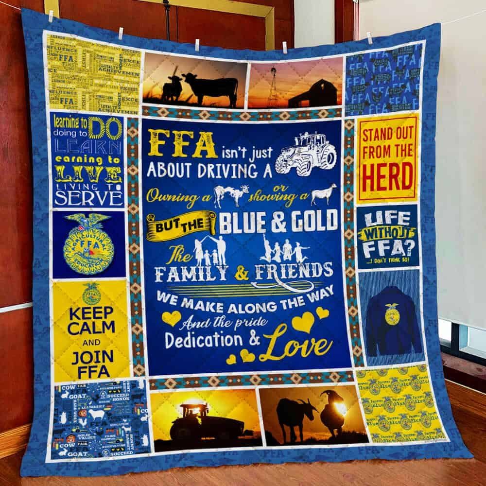 Ffa Future Farmers Of America Quilt Blanket