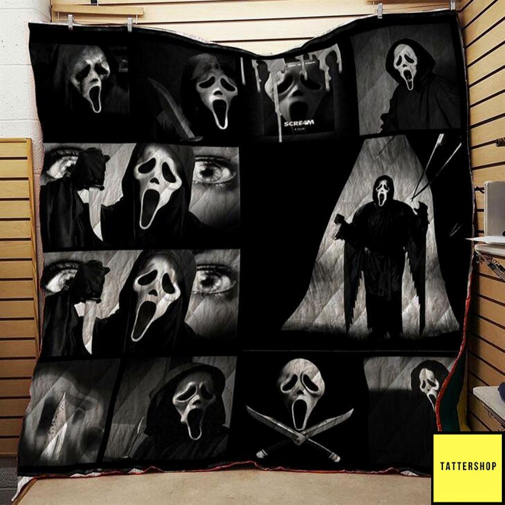 Ghostface Halloween Blanket House Decoration