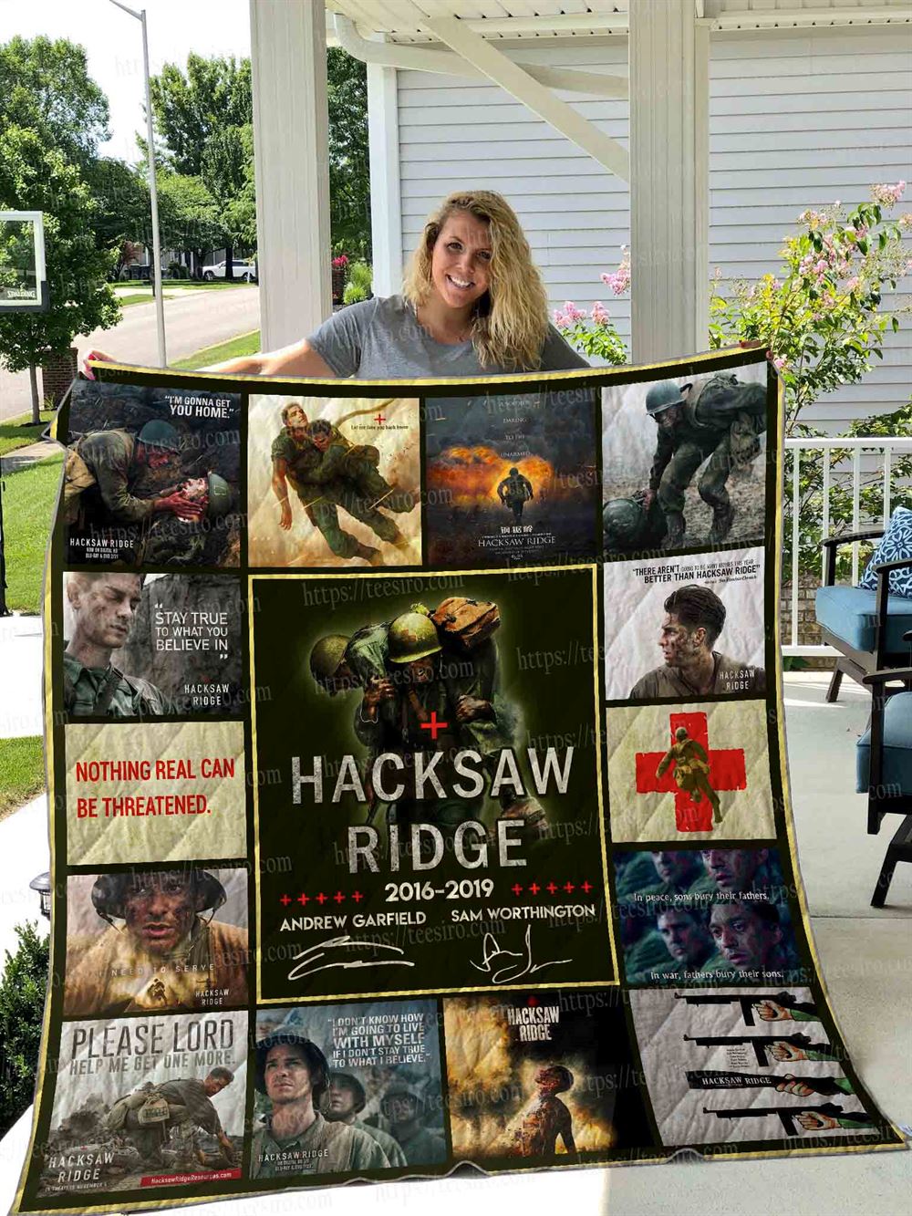 Hacksaw Ridge Quilt Blanket 01