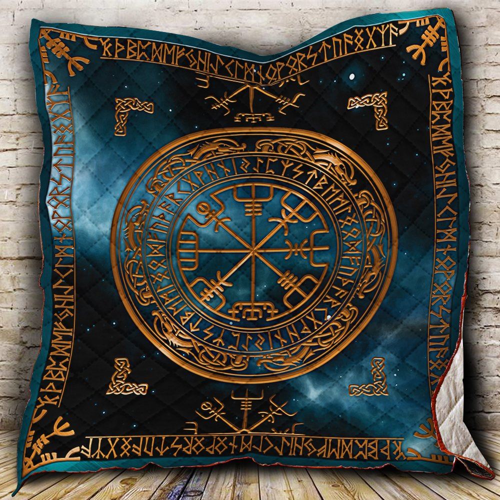 Helm Of Awe Viking Quilt Blanket