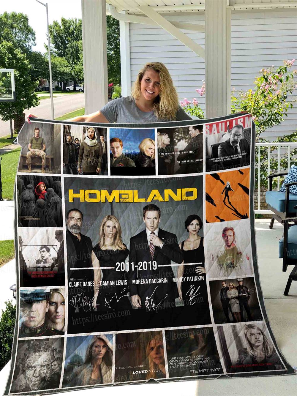 Homeland Tv Show Quilt Blanket 01