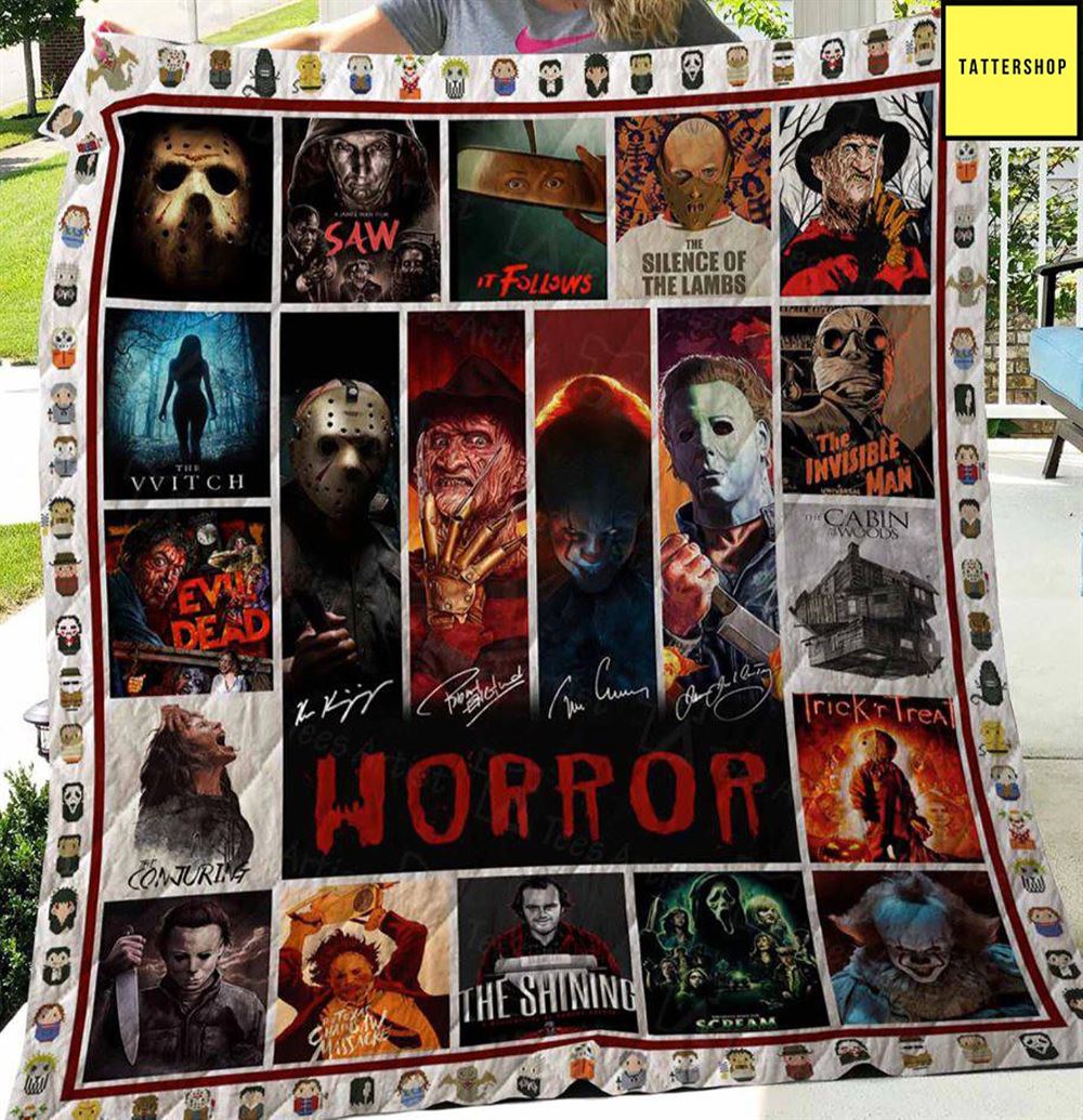 Horror Characters Movie Blanket