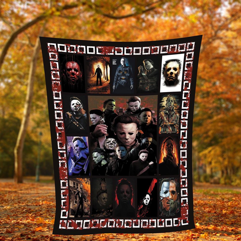 Horror Movie Characters Quilt Halloween Blanket House Decoration