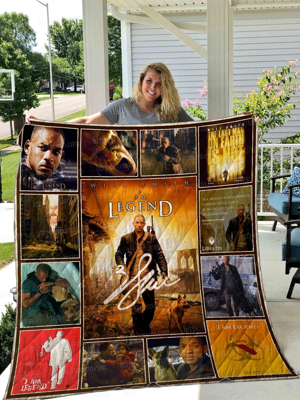 I Am The Legend 2007 Quilt Blanket 01