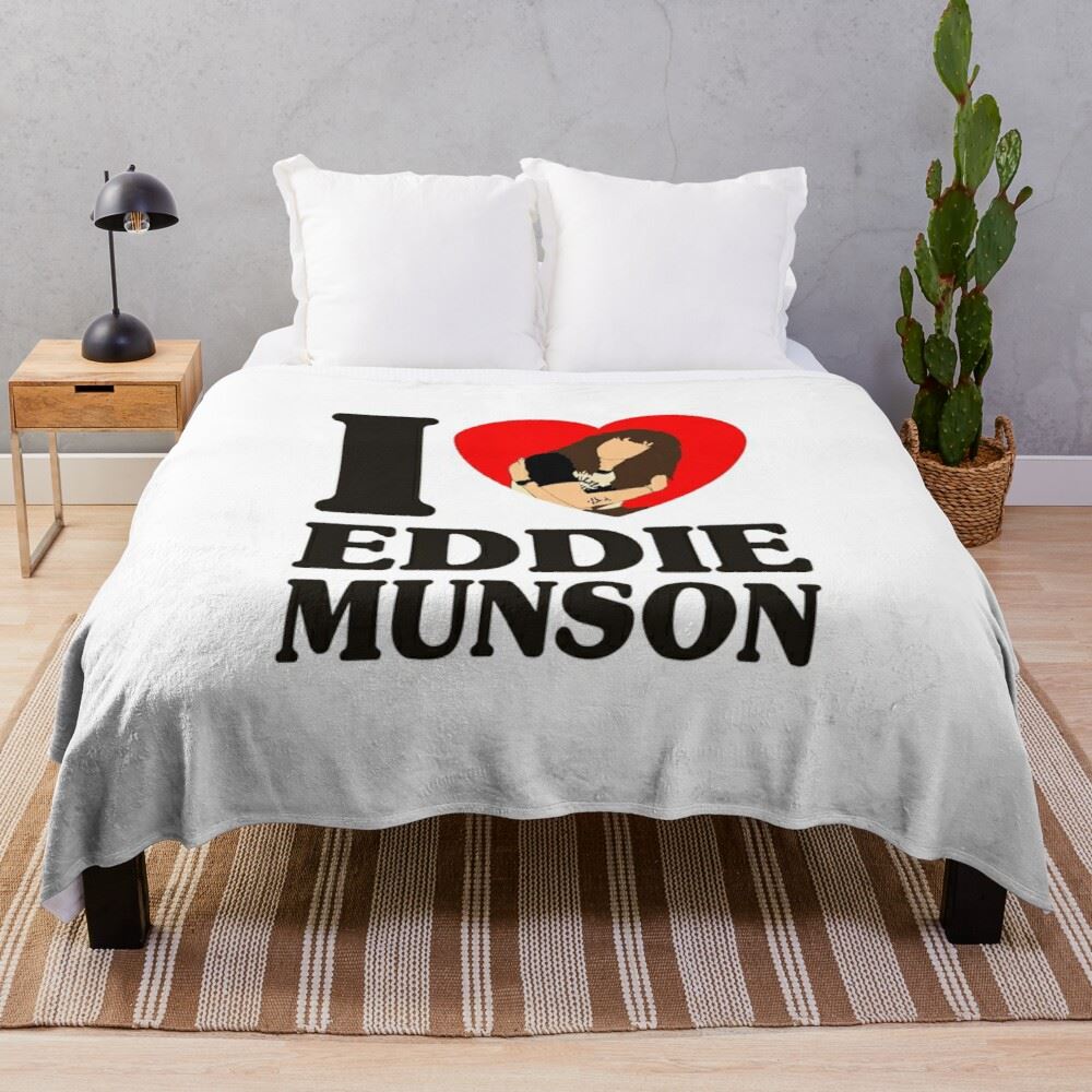 I Love Eddie Munson Blanket