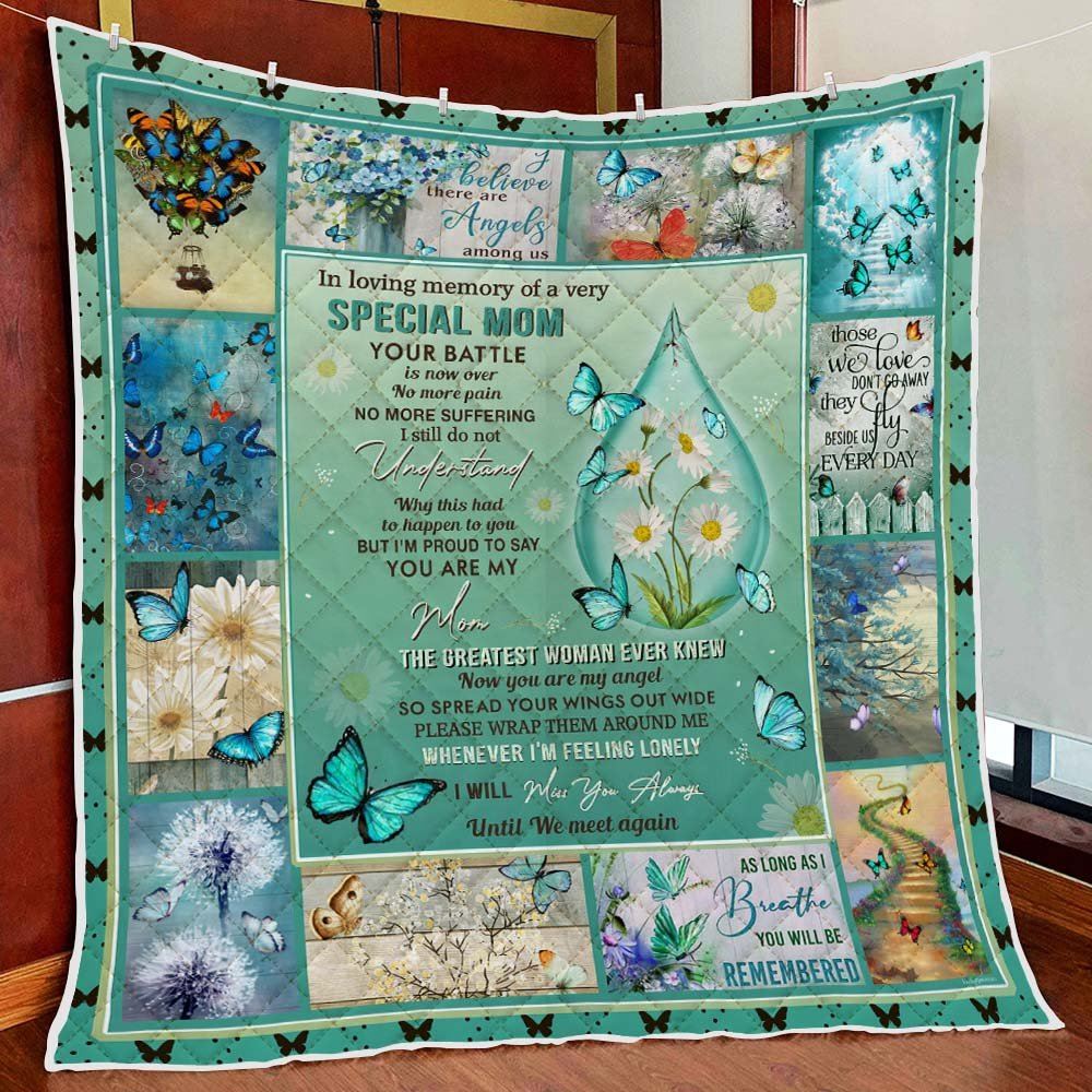 In Loving Memory Of A Very Special Mom Quilt Blanket