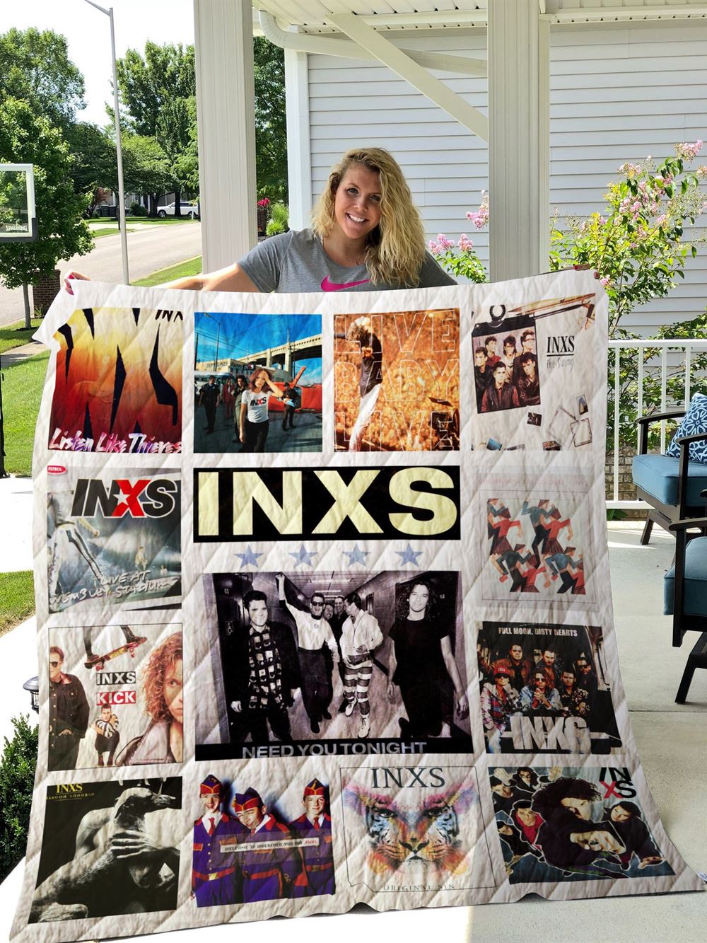 Inxs Quilt Blanket 01