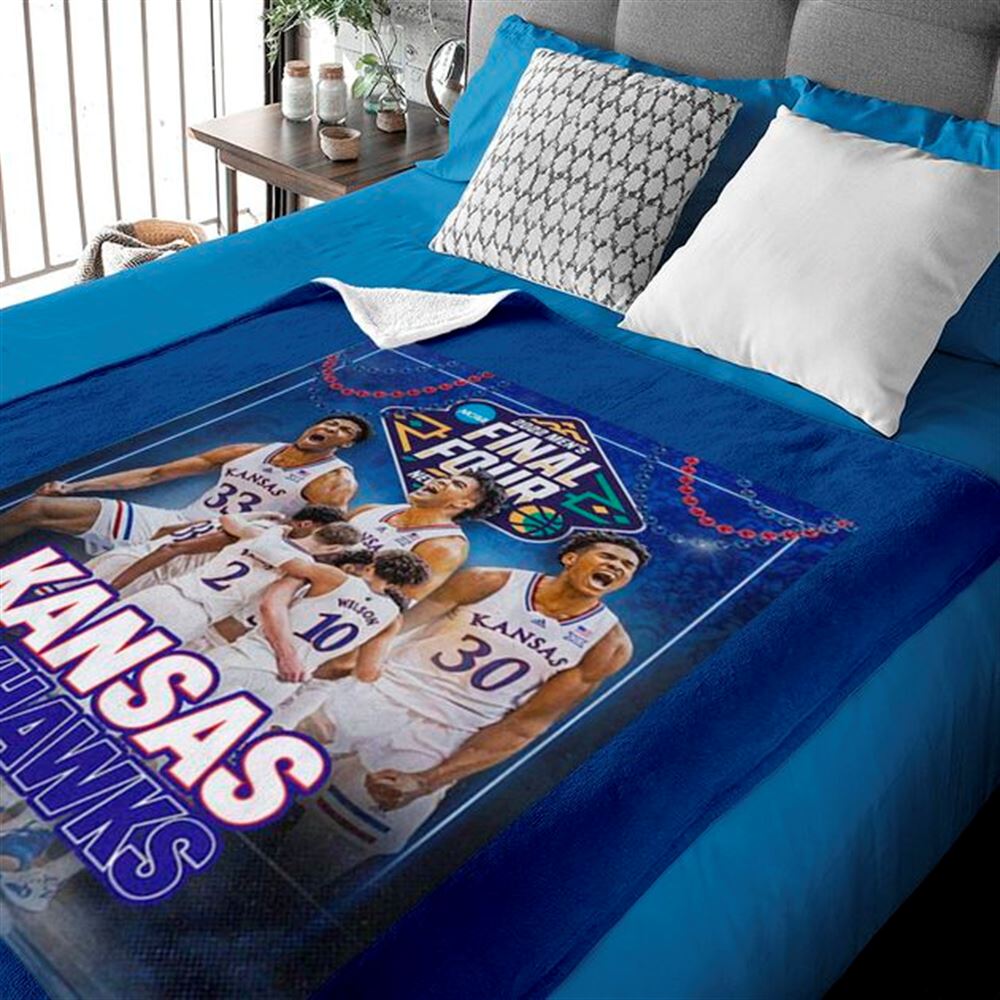 Kansas Jayhawks Champion 2022 Ncaa Blanket