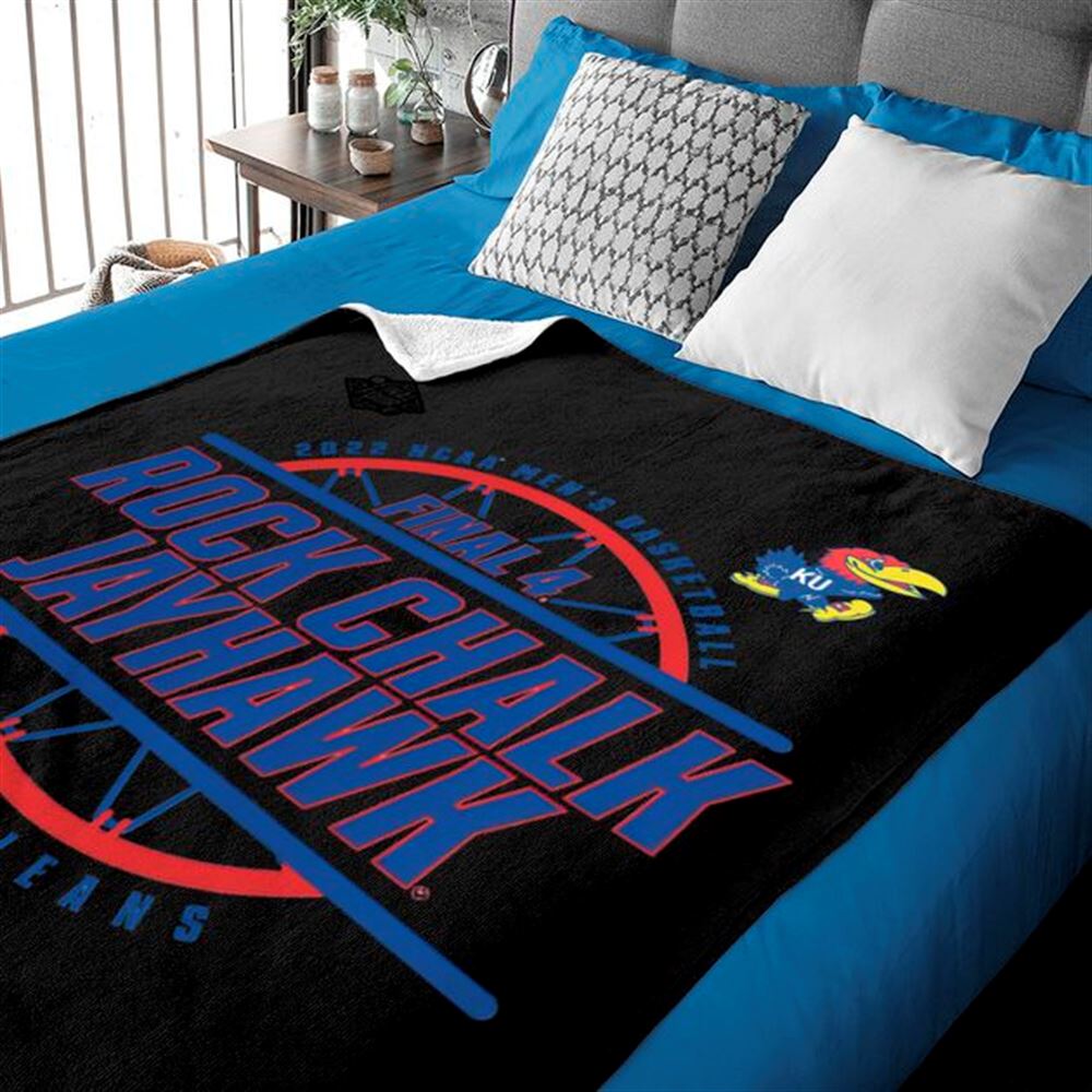 Kansas Jayhawks Final Four 2022 Blanket