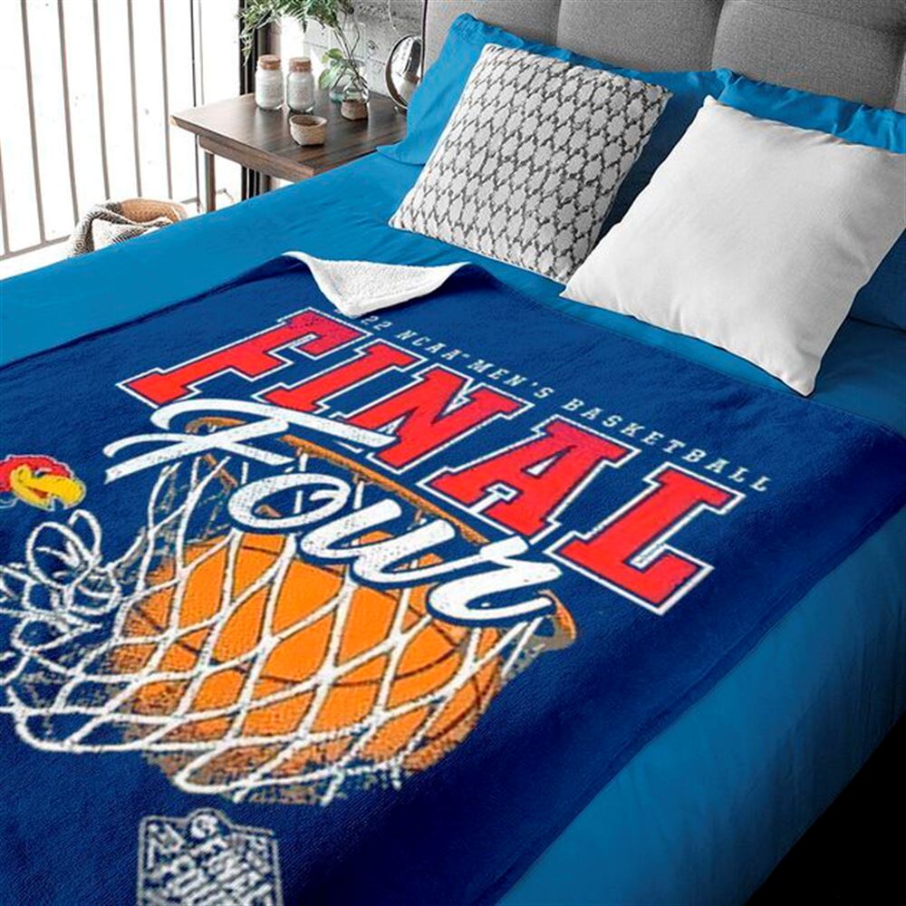 Kansas Jayhawks Final Four March Madness Blanket