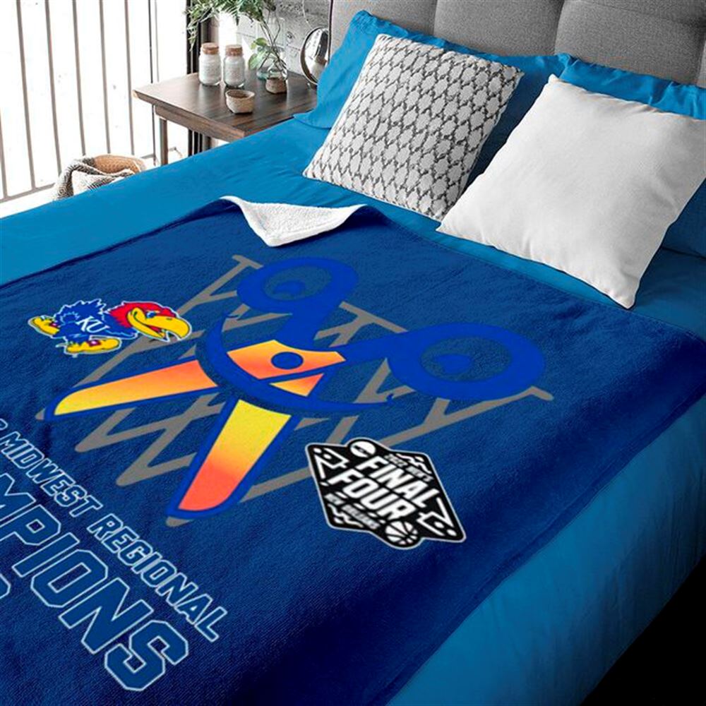 Kansas Jayhawks National Champions 2022 Ncaa Blanket