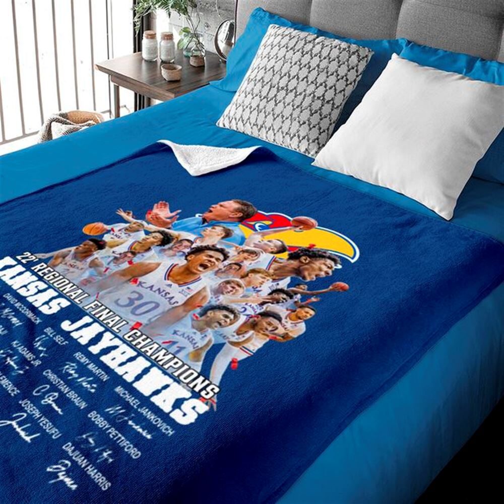 Kansas Jayhawks National Champions Ncaa Divison Blanket