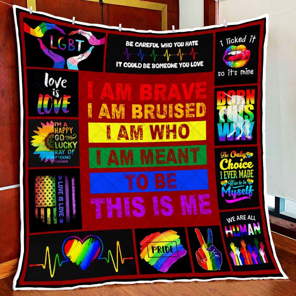 Lgbt Pride This Is Me Quilt Blanket