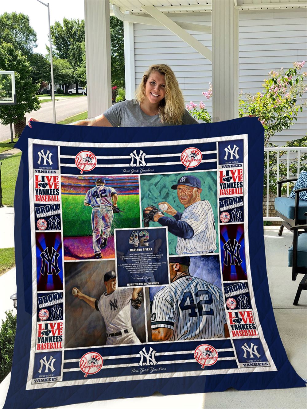 Mariano Rivera Quilt Blanket I1d2