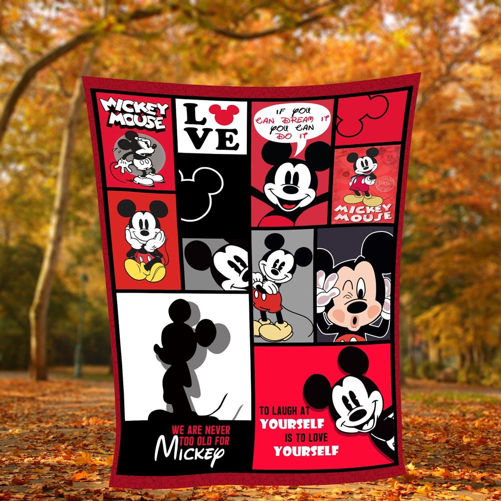 Mickey Mouse Quilt Halloween Blanket House Decoration