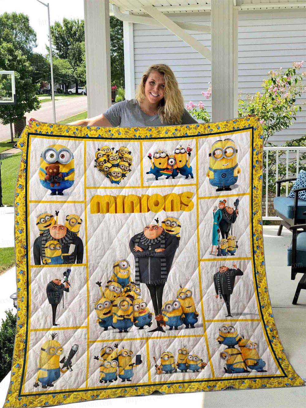 Minion Quilt Blanket 01