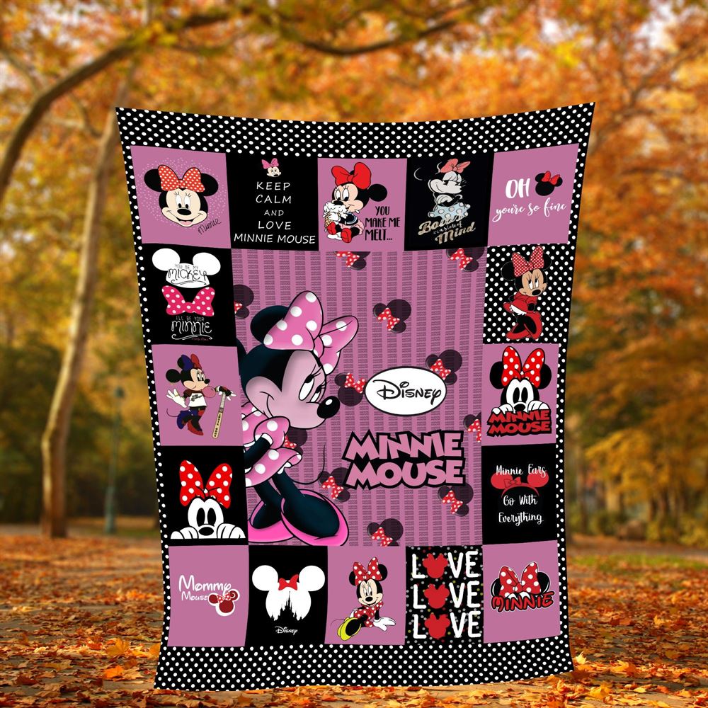 Minnie Mouse Halloween Blanket Gift For Mom