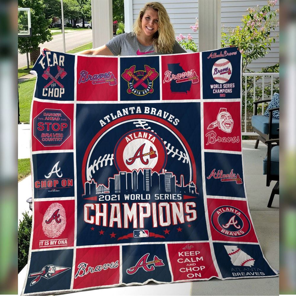 Mlb Atlanta Braves World Series 2021 Blanket