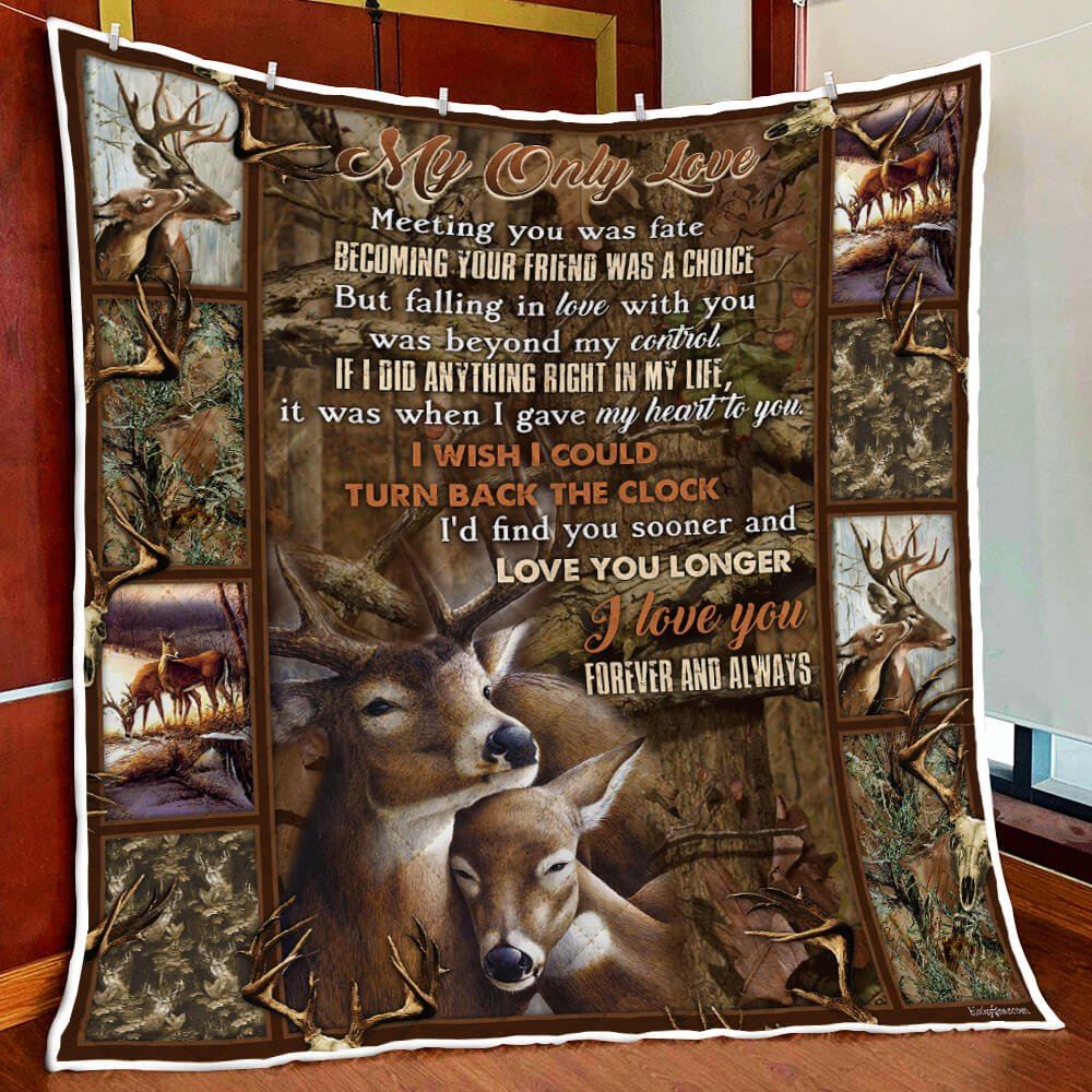 My Deer Love Quilt Blanket